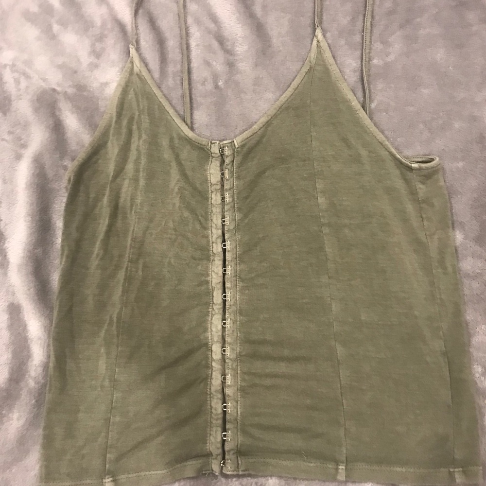 Army Green American Eagle Tank top
